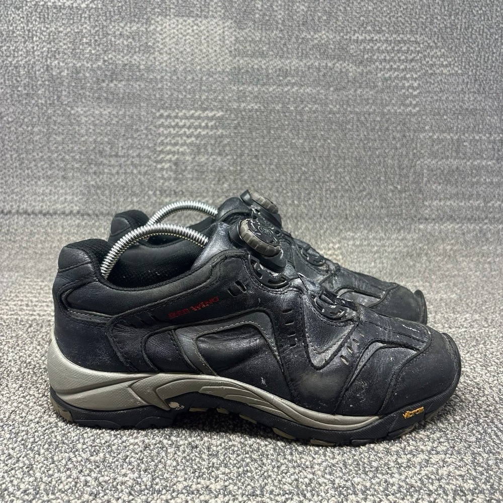 Red Wing 8640 Black Leather BOA Vibram Soft Toe Work Shoes Men's 9.5 D